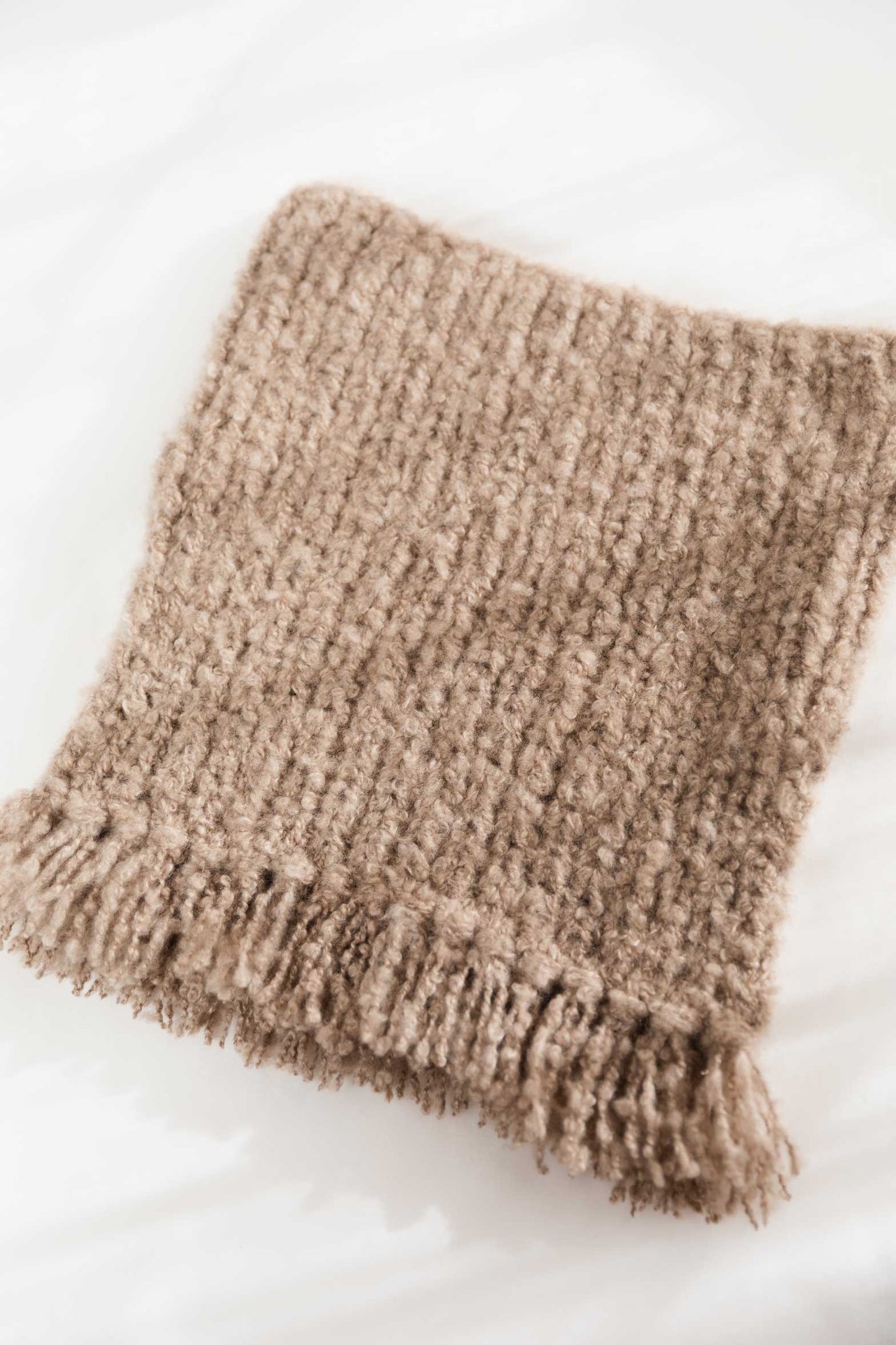 Cashmere Neck Warmer – Bouclé