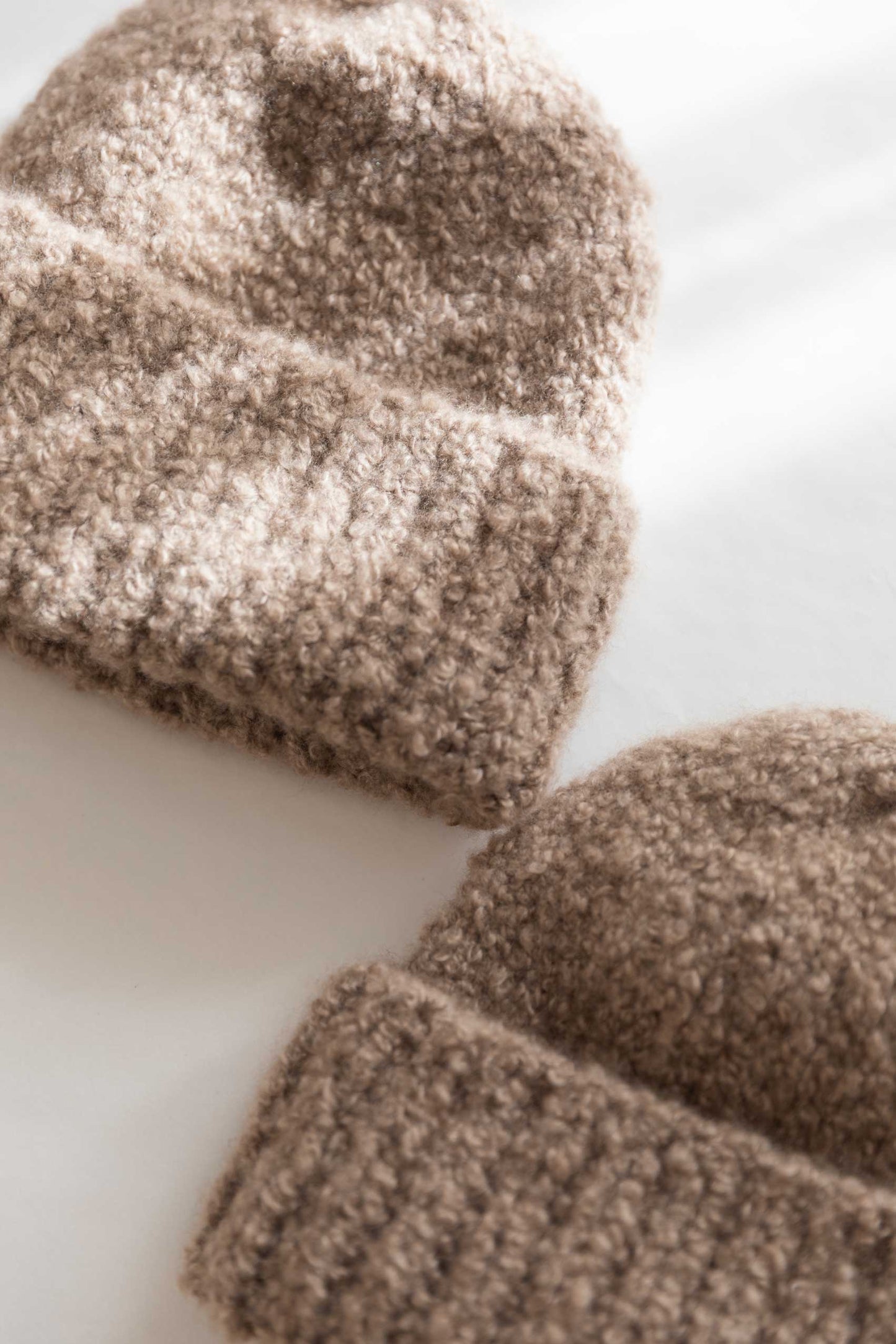 Handmade Cashmere Beanie Beige