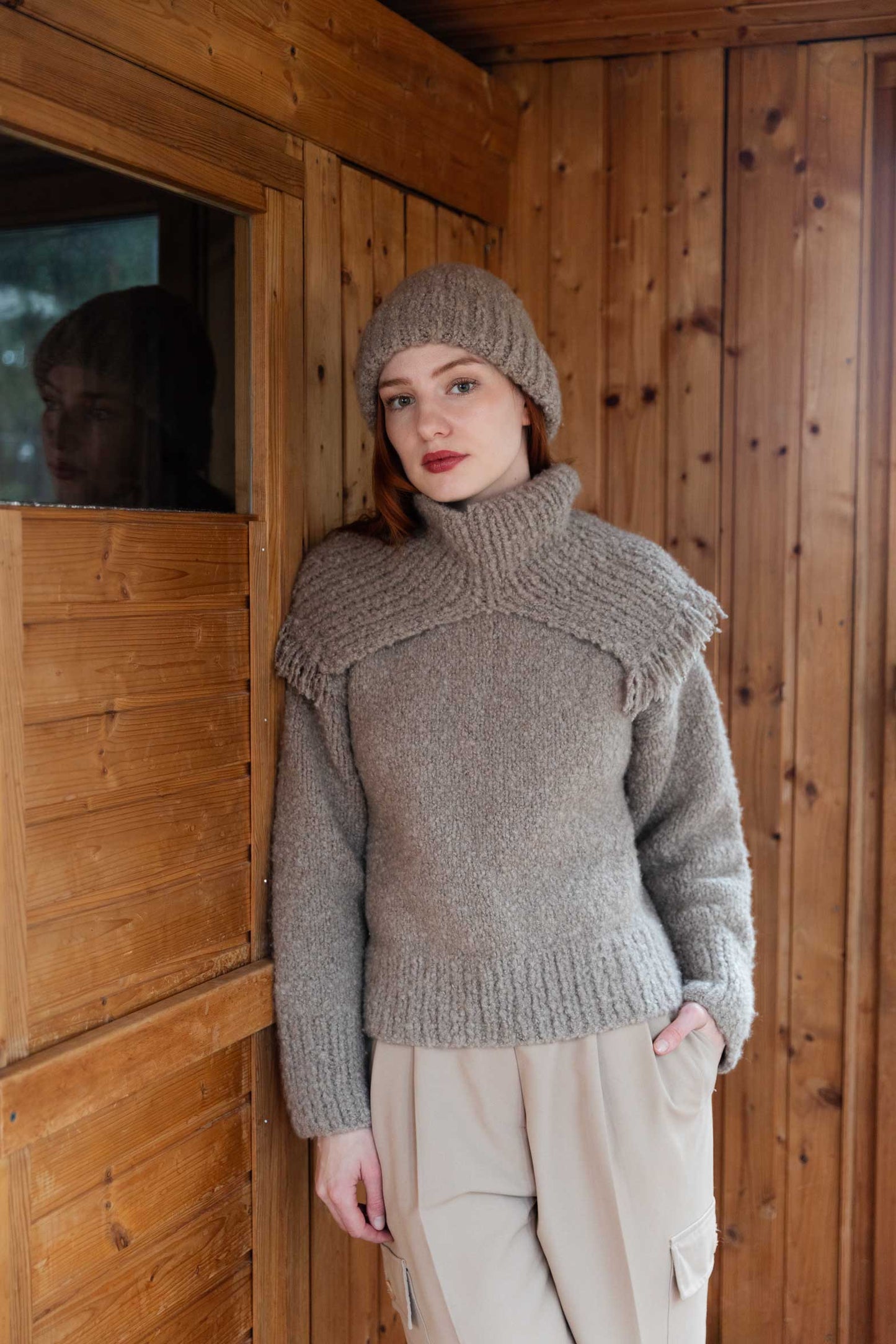 Cashmere Neck Warmer – Bouclé