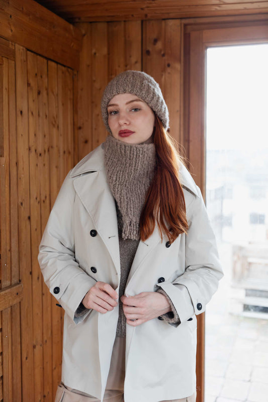 Cashmere Neck Warmer – Bouclé